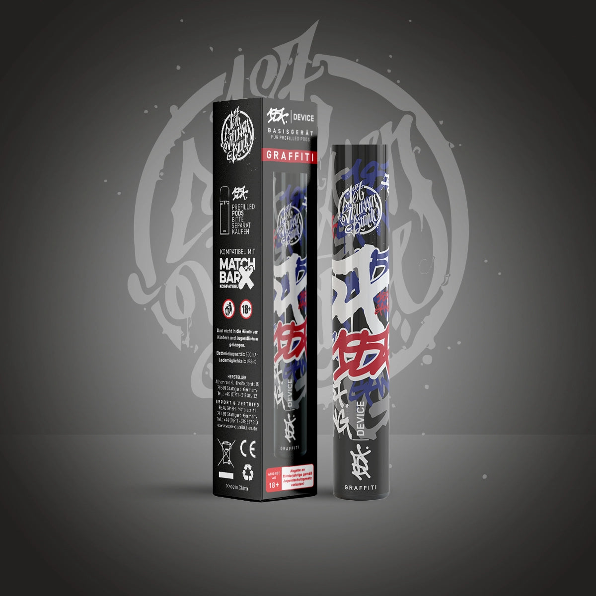 187 Akkutrger - Graffiti  HD SHISHA SHOP