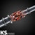 KS Glasmundstück -  Stickliner Minea PRO Red 50cm